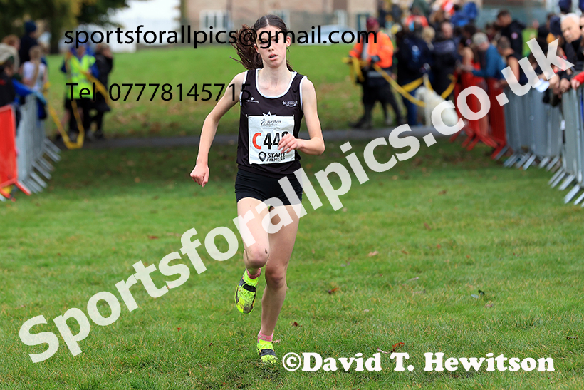 Womens under-17s, 2024 Northern Cross Country Relays, Graves Park, Sheffield.   Photo: David T. Hewitson/Sports for All Pics